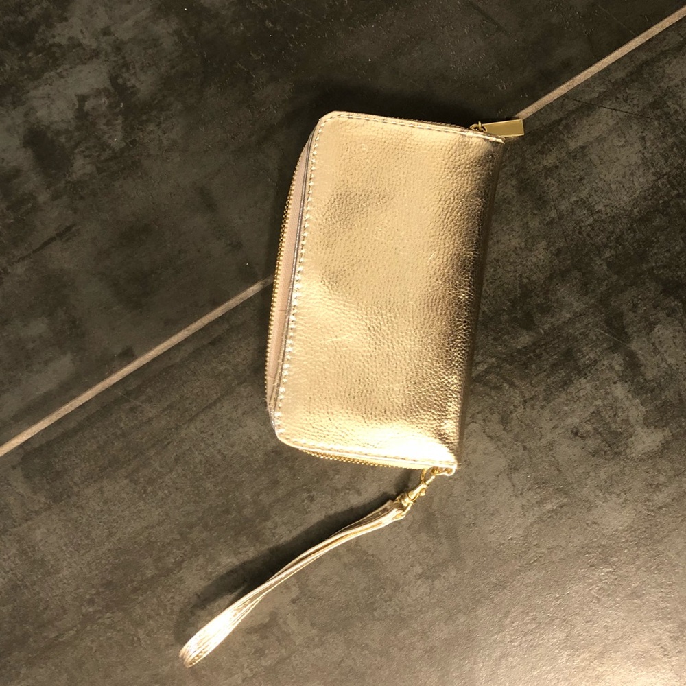 Gold Wallet/Wristlet